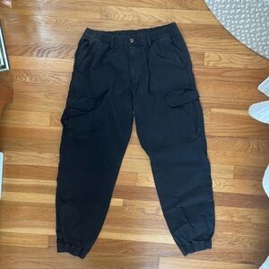 Bearbottom black cargo pants size Large 32-34” waist
